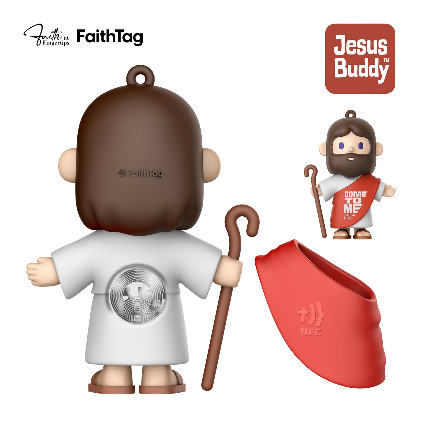Daily Blessing Jesus Keychain